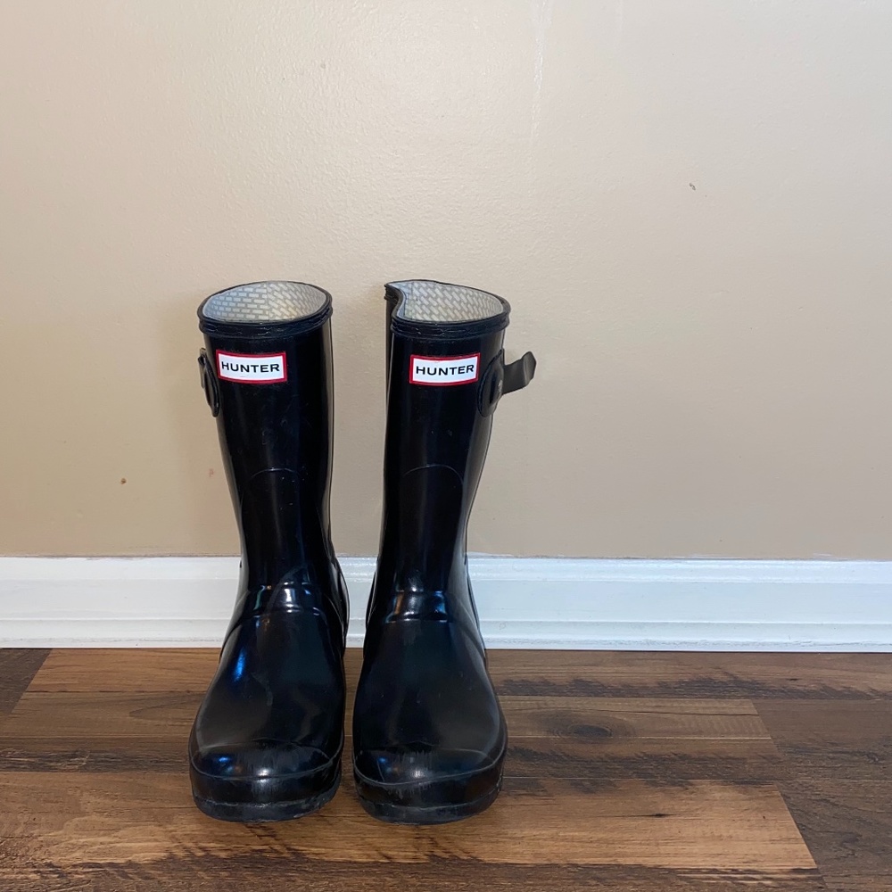 Hunter Original Short Gloss Boots